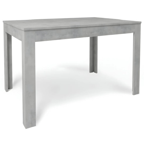 BricoShop24 Tavolo da Pranzo Estensibile 120x80 cm Finitura Cemento