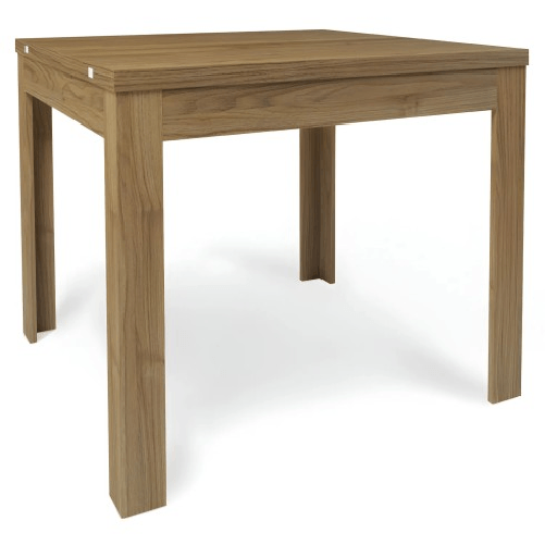 BricoShop24 Tavolo da Interno a Libro 90x90 cm Finitura Noce Stelvio