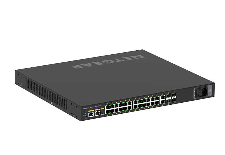 NETGEAR-M4250-26G4XF-PoE--Gestito-L2-L3-Gigabit-Ethernet--10-100-1000--Supporto-Power-over-Ethernet--PoE--1U-Nero