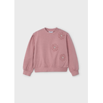 MAYORAL MAGLIA FELPA FELPE BAMBINA MAYORAL 4478 04478 46 ROSA ORIGINALE AI 2025