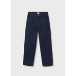 MAYORAL PANTALONE JEANS CARGO RAGAZZA MAYORAL 7545 07545 81 BLU ORIGINALE AI 2025