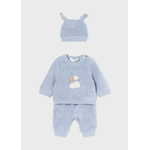 MAYORAL SET COMPLETO 3 MAGLIA PANTALONE CAPPELLO NEONATO MAYORAL 2626 80 ORIGINAL AI2025