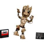 LEGO Marvel 76217 Io Sono Groot, Set Costruzioni con Modellino Marvel dei Guardiani della Galassia, Supereroe Giocattolo