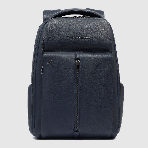 PIQUADRO BORSA ZAINI ZAINO PORTA PC UOMO PIQUADRO CA6450W130 PELLE BLU ORIGINALE AI 2025