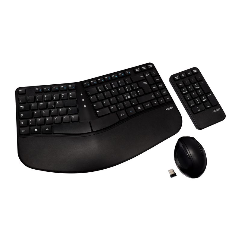 V7-Tastiera-mouse-e-combinazione-con-tastierino-wireless-ergonomici