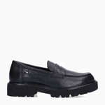 VALLEVERDE SCARPE MOCASSINO CASUAL DONNA VALLEVERDE 36250A PELLE NERO ORIGINALE AI 2025