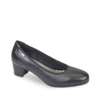 VALLEVERDE SCARPE DECOLTE TACCO DONNA VALLEVERDE 36372 PELLE NERO ORIGINALE AI 2025