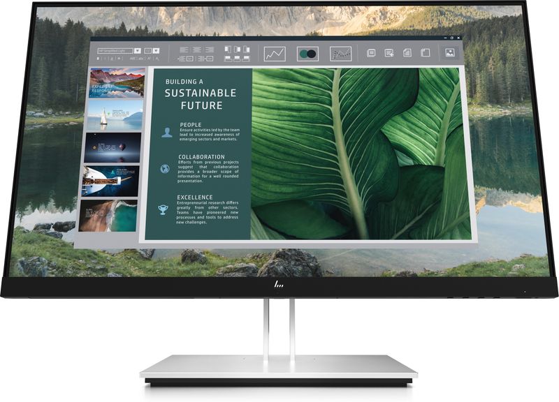 HP-E24u-G4-605-cm--23.8---1920-x-1080-Pixel-Full-HD-LCD-Nero-Argento