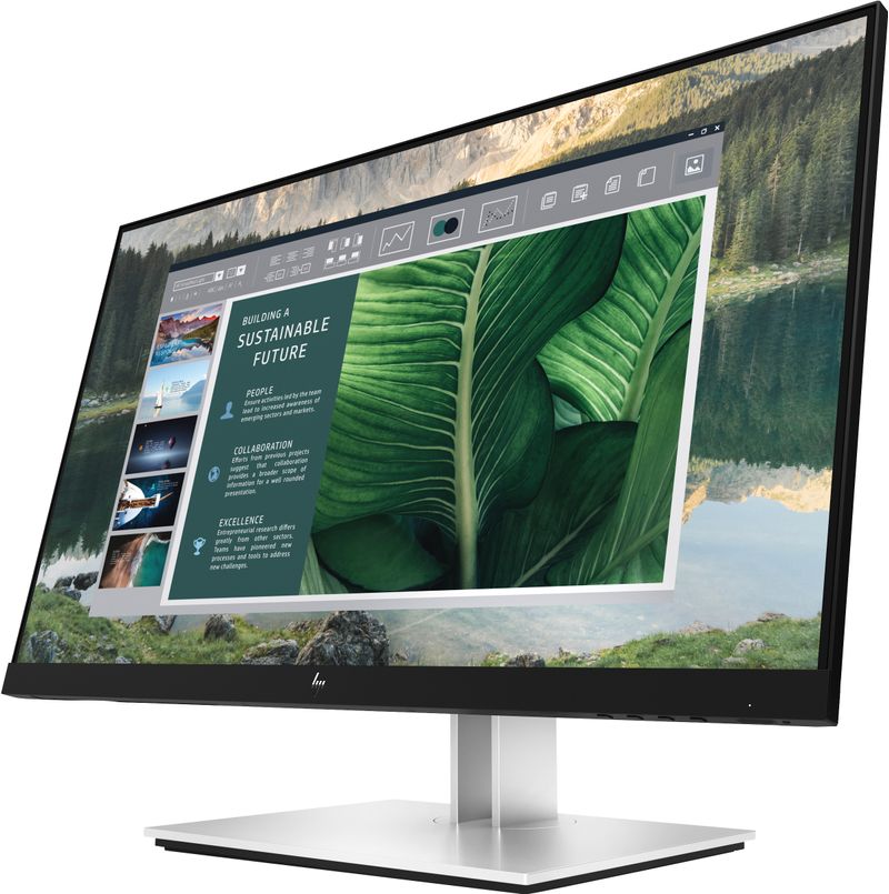 HP-E24u-G4-605-cm--23.8---1920-x-1080-Pixel-Full-HD-LCD-Nero-Argento