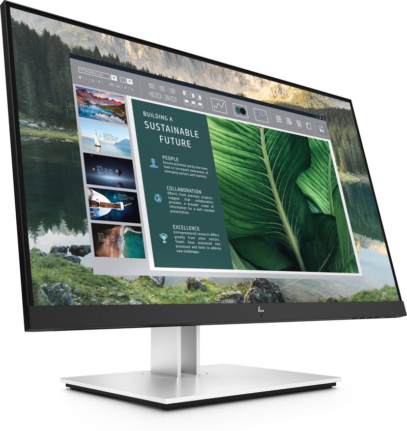 HP-E24u-G4-605-cm--23.8---1920-x-1080-Pixel-Full-HD-LCD-Nero-Argento