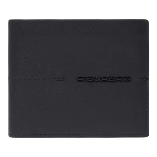 PIQUADRO PORTAFOGLIO PORTAFOGLI UOMO PIQUADRO PU4188W135R PELLE NERO ORIGINALE AI 2025