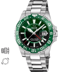 JAGUAR OROLOGIO DATA TEMPO UOMO JAGUAR CERAMIC J1011 3 ACCIAIO 44 VERDE ORIGINAL AI2025