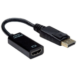 Roline Value Value 12.99.3139 cavo e adattatore video 0,15 m DisplayPort HDMI tipo A (Standard) Nero