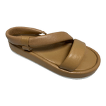 TOSCA BLU SCARPE SANDALI DONNA TOSCA BLU LIGNANI SS2237S330 PELLE C59 CUOIO ORIGINALE PE