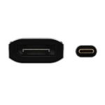 Aisens-Conversor-Aluminio-USB-C-a-Displayport-8K-60Hz---USB-C-M-DP-H---15cm---Color-Negro