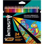 Bic-Color-Up-Scatola-di-intensita-di-24-matite-triangolari-di-colori-forniti---fabbricati-in-resina---Ultra--uso-di-320