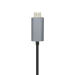 AISENS-A109-0392-cavo-e-adattatore-video-08-m-HDMI-tipo-A--Standard--USB-tipo-C-Alluminio-Nero