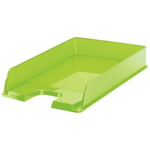 Esselte Portanza del vassoio Esselte Europost - plastica trasparente - formato verticale - A4 - colore verde trasparente