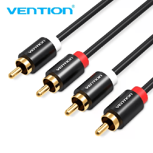 Vention  Cavo RCA stereo Vention - Interfaccia placcata in oro - Conduttore in bronzo smaltato