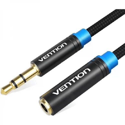 Vention Cavo di prolunga stereo Vention da 35 mm Jack maschio a 35 mm Jack femmina - 3 m - Nero