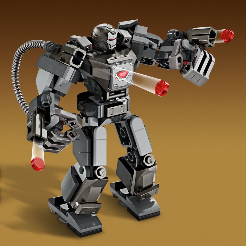 LEGO-Marvel-76277-Mech-di-War-Machine-Giocattolo-Action-Figure-per-Bambini-6--Anni-Supereroe-con-3-Shooter-Personaggio-MCU