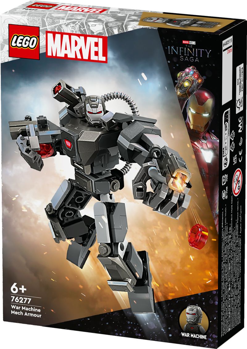 LEGO-Marvel-76277-Mech-di-War-Machine-Giocattolo-Action-Figure-per-Bambini-6--Anni-Supereroe-con-3-Shooter-Personaggio-MCU