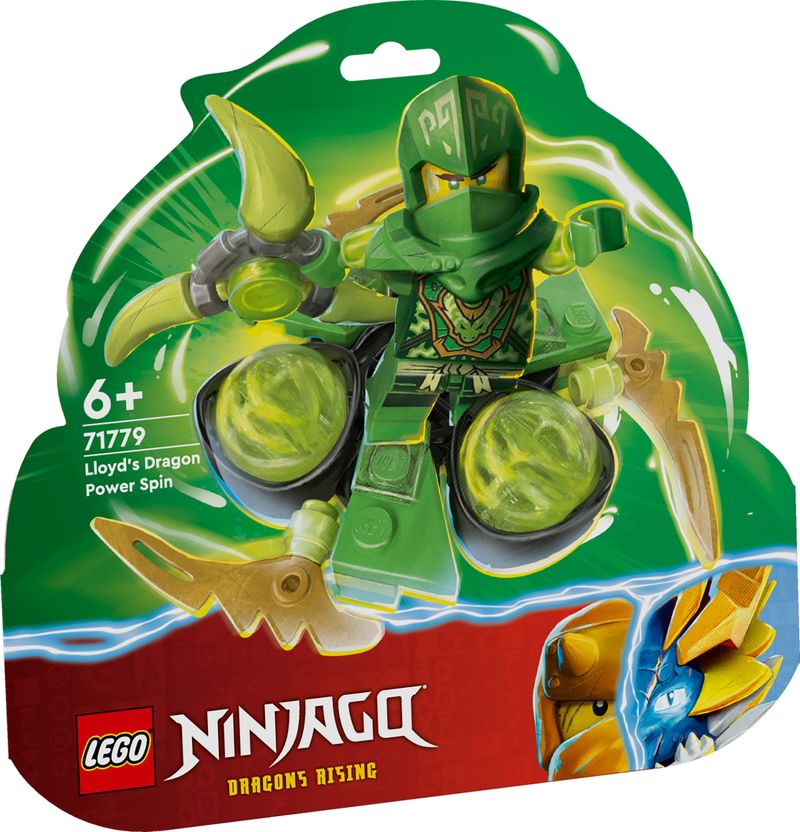 LEGO-NINJAGO-71779-Spin-Power-Dragon-di-Lloyd-Trottola-Giocattolo-da-Collezione-Piccolo-Regalo-Ninja-per-Bambini-6--Anni