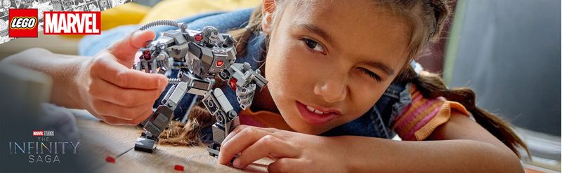 LEGO-Marvel-76277-Mech-di-War-Machine-Giocattolo-Action-Figure-per-Bambini-6--Anni-Supereroe-con-3-Shooter-Personaggio-MCU