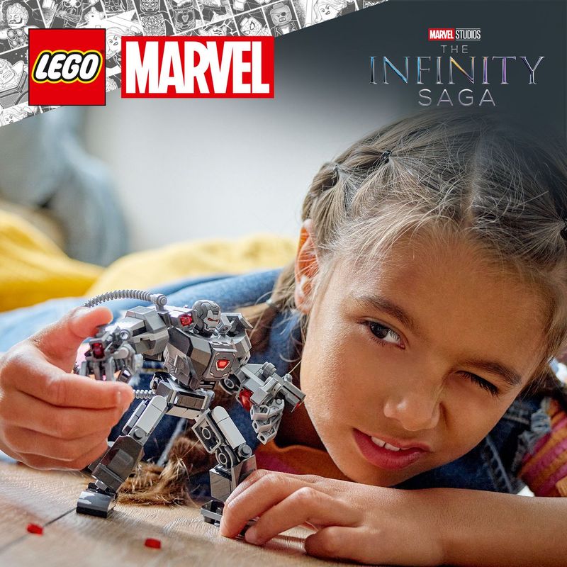 LEGO-Marvel-76277-Mech-di-War-Machine-Giocattolo-Action-Figure-per-Bambini-6--Anni-Supereroe-con-3-Shooter-Personaggio-MCU