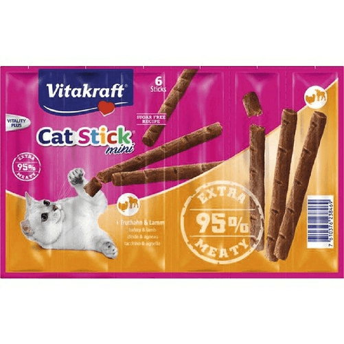 Vitakraft Spuntino per Cat Vitakraft Cat Stick Pollo Tacchino Agnello
