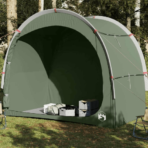 VidaXL Tenda Portaoggetti Verde Impermeabile