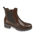 VALLEVERDE SCARPE STIVALETTI STIVALE DONNA VALLEVERDE 49553 PELLE MARRONE ORIGINALE AI 2024