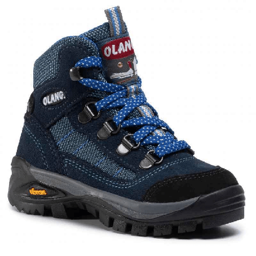 OLANG SCARPE SCARPONI BAMBINO OLANG TARVISIO KID TEX PELLE 82 BLU ORIGINALE AI 2025