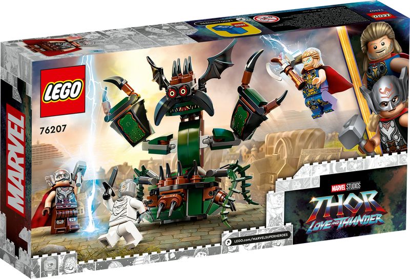 LEGO-Marvel-76207-Attacco-a-Nuova-Asgard-Giochi-per-Bambini-dai-7-Anni-Set-con-Thor-e-il-Martello-Stormbreaker-da-Costruire