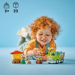 LEGO-DUPLO-10419-Cura-di-Api-e-Alveari-Gioco-Educativo-per-Bambini-in-eta--Prescolare-con-2-Personaggi-e-un-Camion-Giocattolo