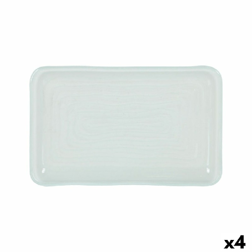 BigBuy Home Vassoio per aperitivi Rettangolare 30 x 14 cm (6 Unità)