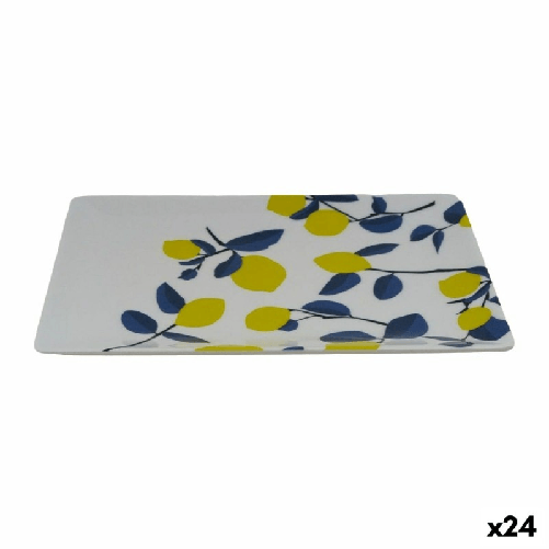 La Mediterránea Vassoio per aperitivi La Mediterránea Limone 20 x 13 x 2 cm (24 Unità)