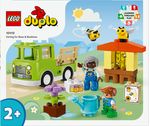 LEGO-DUPLO-10419-Cura-di-Api-e-Alveari-Gioco-Educativo-per-Bambini-in-eta--Prescolare-con-2-Personaggi-e-un-Camion-Giocattolo