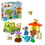 LEGO-DUPLO-10419-Cura-di-Api-e-Alveari-Gioco-Educativo-per-Bambini-in-eta--Prescolare-con-2-Personaggi-e-un-Camion-Giocattolo