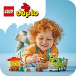 LEGO-DUPLO-10419-Cura-di-Api-e-Alveari-Gioco-Educativo-per-Bambini-in-eta--Prescolare-con-2-Personaggi-e-un-Camion-Giocattolo