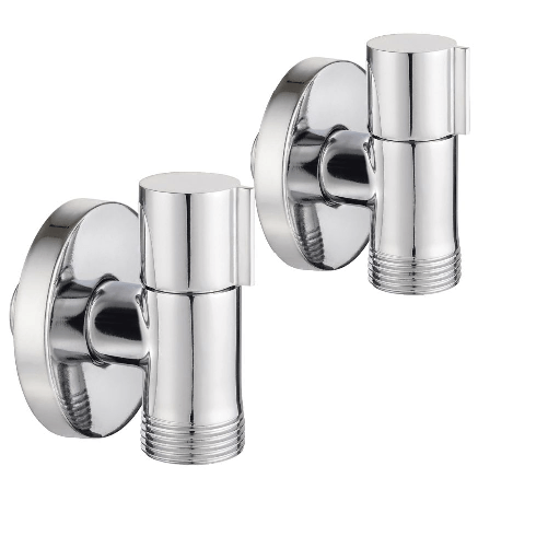 COTROS Rubinetto arredo pezzi 2 attacco lavatrice lavastoviglie 1/2 x 3/4 cromato