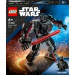 LEGO Star Wars 75368 Mech di Darth Vader, Action Figure Snodabile con Minifigure e Spada Laser