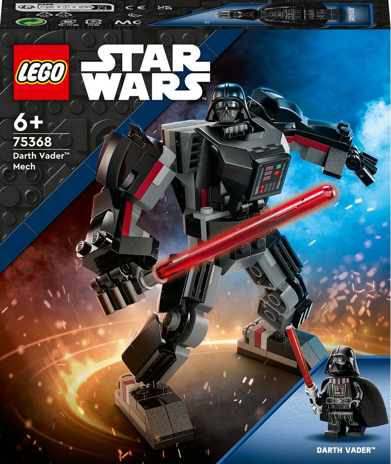 LEGO-Star-Wars-75368-Mech-di-Darth-Vader-Action-Figure-Snodabile-con-Minifigure-e-Spada-Laser-Giochi-per-Bambini-di-6--Anni