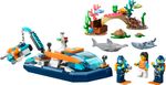 LEGO-City-60377-Batiscafo-Artico-Barca-Giocattolo-con-Mini-Sottomarino-e-Animali-Marini--Squalo-Granchio-Tartaruga-e-Manta