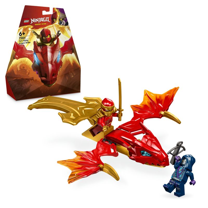 LEGO-NINJAGO-71801-Attacco-del-Rising-Dragon-di-Kai-Giochi-per-Bambini-6--con-Action-Figure-di-Drago-Giocattolo-e-Minifigure