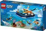 LEGO-City-60377-Batiscafo-Artico-Barca-Giocattolo-con-Mini-Sottomarino-e-Animali-Marini--Squalo-Granchio-Tartaruga-e-Manta