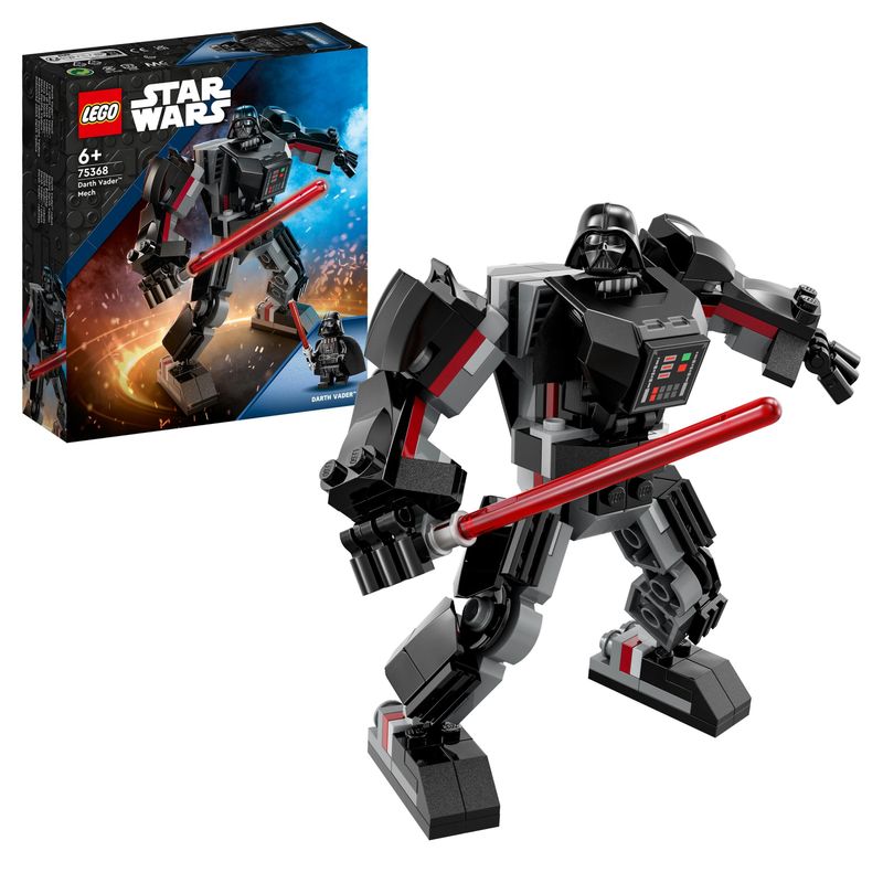 LEGO-Star-Wars-75368-Mech-di-Darth-Vader-Action-Figure-Snodabile-con-Minifigure-e-Spada-Laser-Giochi-per-Bambini-di-6--Anni