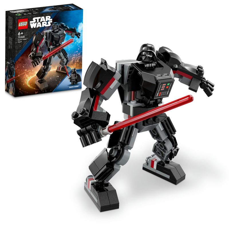 LEGO-Star-Wars-75368-Mech-di-Darth-Vader-Action-Figure-Snodabile-con-Minifigure-e-Spada-Laser-Giochi-per-Bambini-di-6--Anni