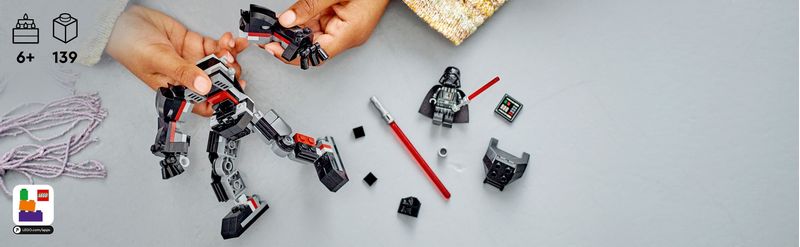 LEGO-Star-Wars-75368-Mech-di-Darth-Vader-Action-Figure-Snodabile-con-Minifigure-e-Spada-Laser-Giochi-per-Bambini-di-6--Anni