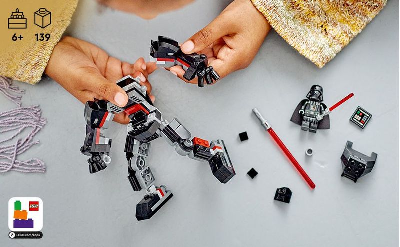 LEGO-Star-Wars-75368-Mech-di-Darth-Vader-Action-Figure-Snodabile-con-Minifigure-e-Spada-Laser-Giochi-per-Bambini-di-6--Anni